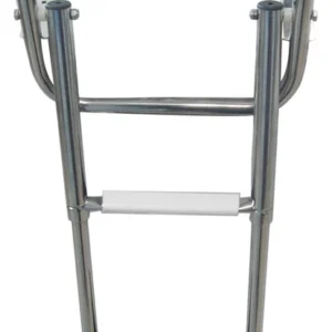 SCALETTA 4 GRADINI BIANCHI CON CORRIMANO