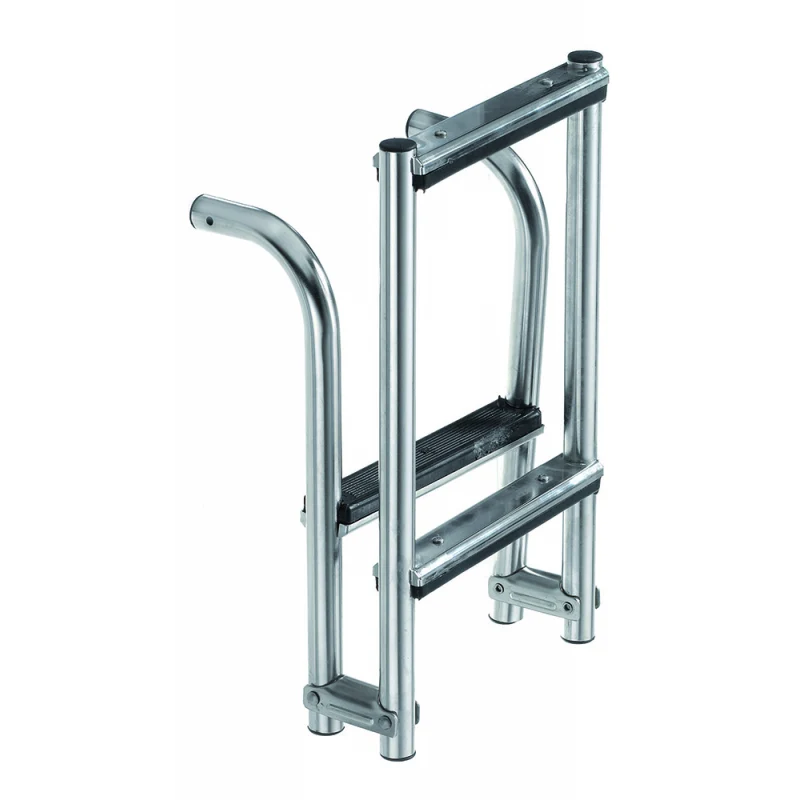 SCALETTA INOX 3 GRADINI mm 800x270 - 3030103 - FORNITURE NAUTICHE ITALIANE