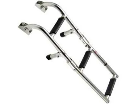Scaletta Pieghevole Acciaio Inox 6 Gradini 132 X 25,5 Cm