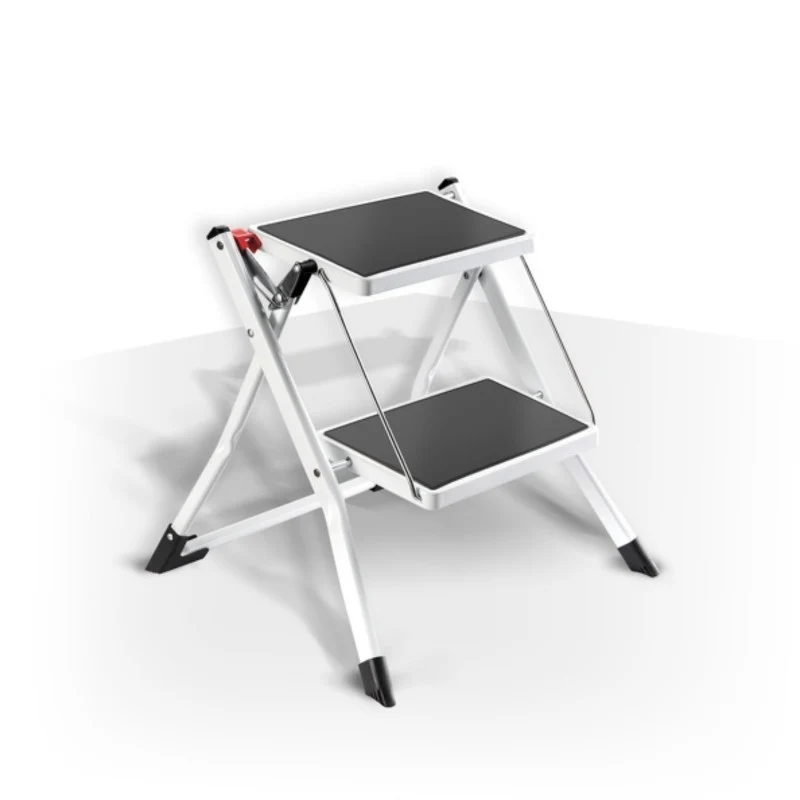 Spirella scala 2 gradini acciaio leggero e antiscivolo Max 150 kg