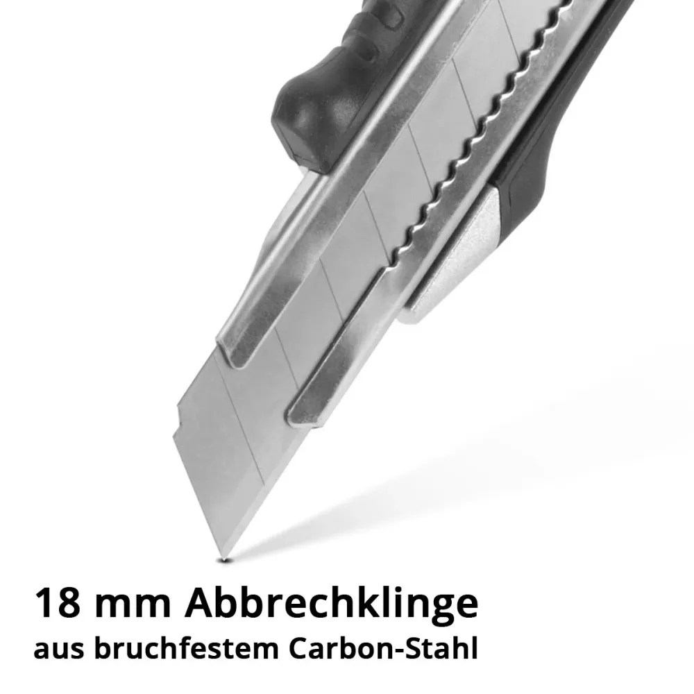 SEGGIORE CHIFE PREMIUM-CUTTRO PCM-182 ST 3 SET CONTRO BARE DI ABRRAGE 18 MM CUTTER PROFI | Coltello da tappeto | Coltello...