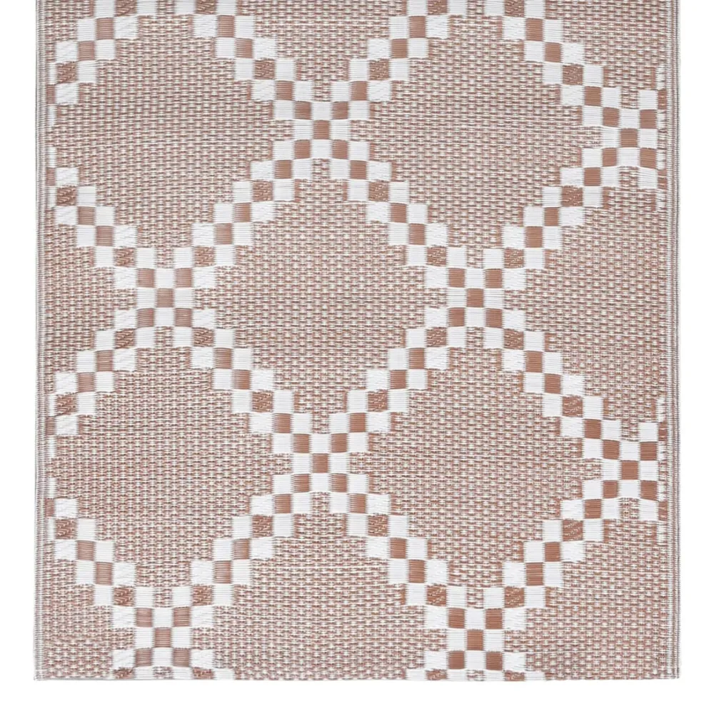 Tappeto da Esterni ARAKIL Marrone 120x180 cm PP