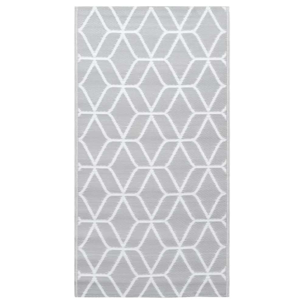 Tappeto da Esterni Grigio 120x180 cm PP