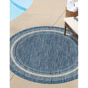 Tappeto Esterno - 122x122 - Blu - Tulum
