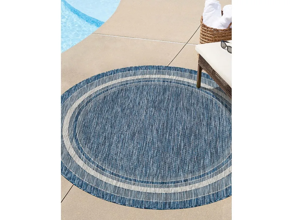Tappeto Esterno - 122x122 - Blu - Tulum