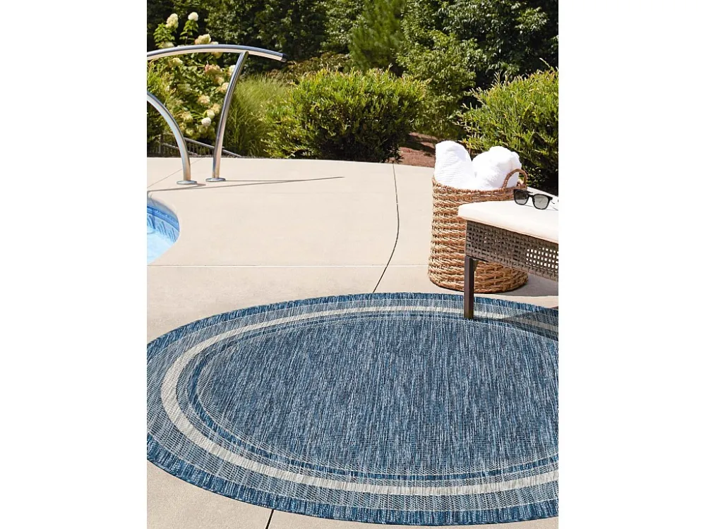 Tappeto Esterno - 122x122 - Blu - Tulum