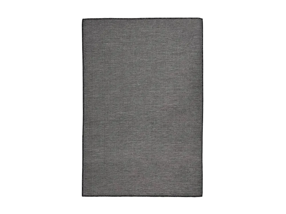 Tappeto da esterno tessitura piatta 120x170 cm Grigio