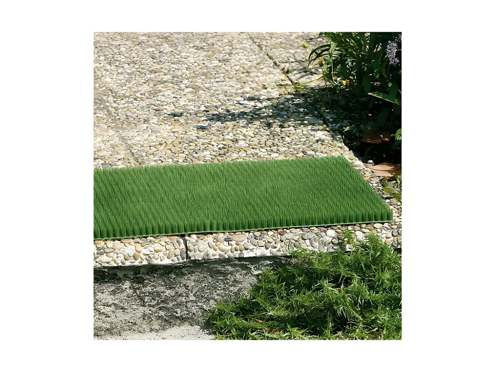 Tappeto Gazongrat Verde Plastica e Vinile 40x60cm - IDMAT