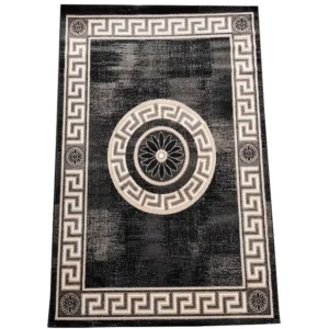 Tappeto Salotto| 132X185CM| Composizione 100% Polipropilene| Spessore 11MM| Base D'iuta| Antiscivolo| Mosaico