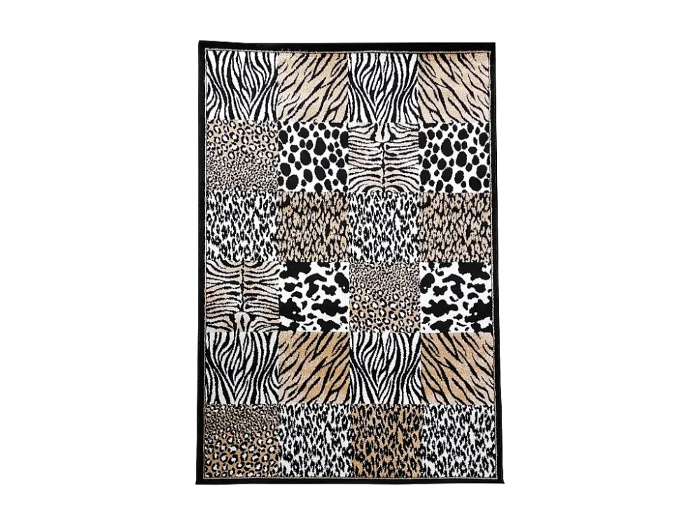 Tappeto Salotto| 66X110CM| Composizione 100% Polipropilene| Spessore 11MM| Base D'iuta| Antiscivolo| Animale