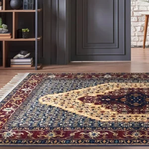 Tappeto stile orientale 160 x 230 cm Rosso e Blu ANKARA