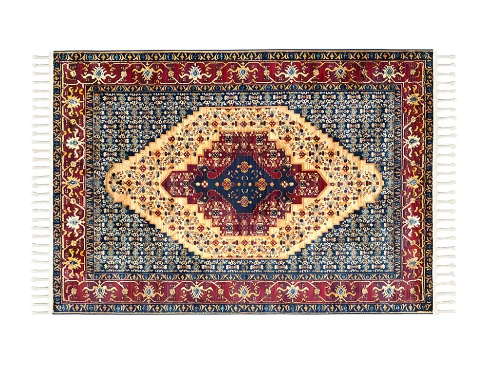 Tappeto stile orientale 160 x 230 cm Rosso e Blu ANKARA