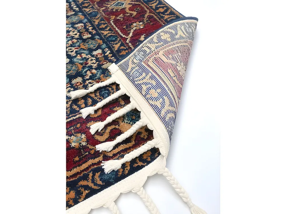 Tappeto stile orientale 160 x 230 cm Rosso e Blu ANKARA