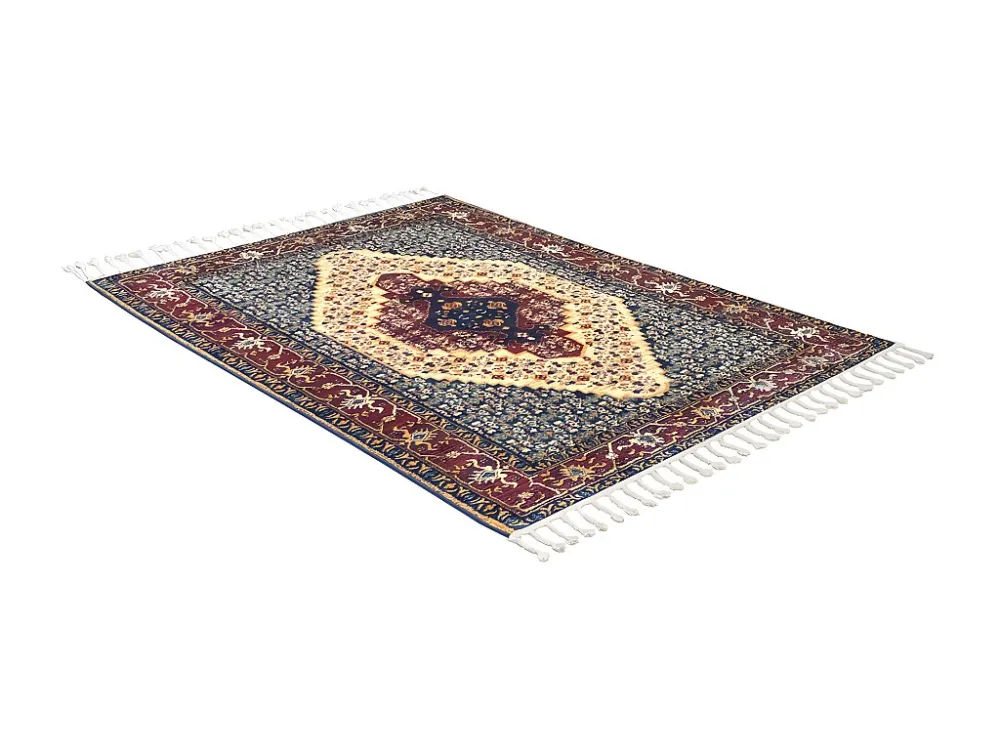 Tappeto stile orientale 160 x 230 cm Rosso e Blu ANKARA