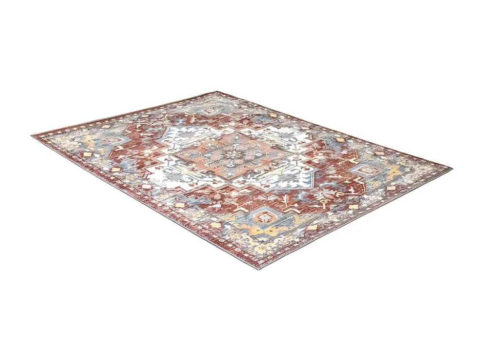 Tappeto stile orientale 200 x 290 cm Rosso e Blu KALYAN