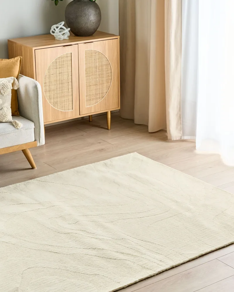 Tappeto lana crema 160 x 230 cm SASNAK