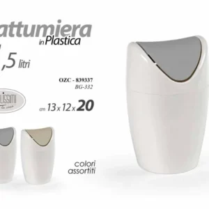 Pattumiera 1,5lt 13x20 839337