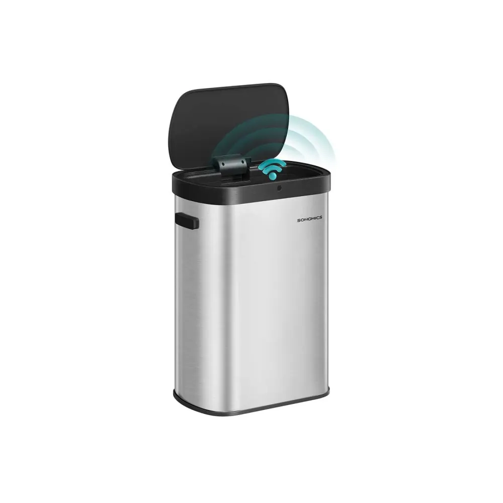 Cestino con sensore movimento chiusura morbida acciaio inox