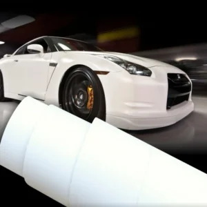 Pellicola Adesiva Bianco Opaco 30x152Cm Wrapping Auto Moto Matte Vinile Ac Accessori Auto