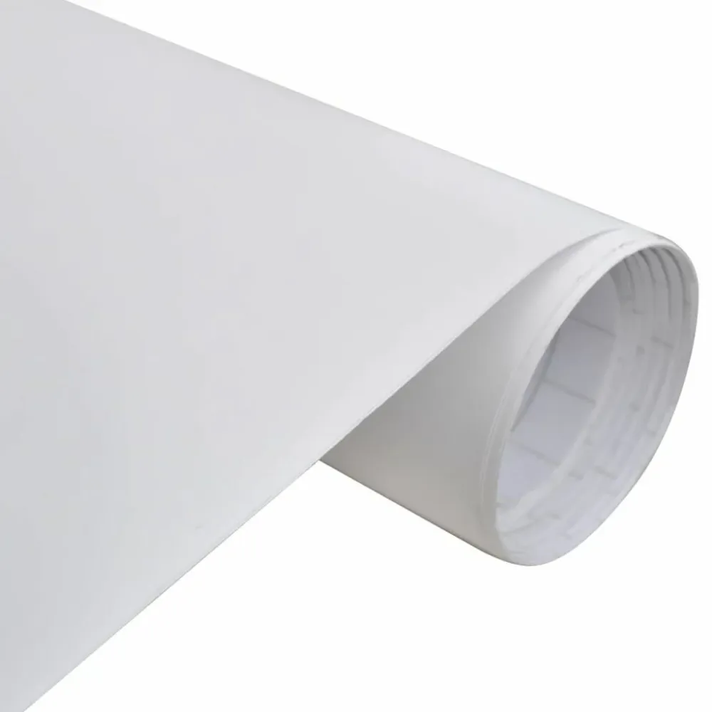 Pellicola Adesiva Bianco Opaco 30x152Cm Wrapping Auto Moto Matte Vinile Ac Accessori Auto