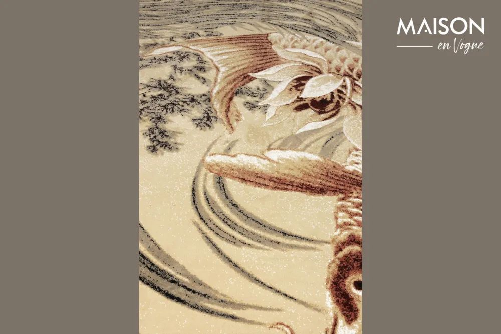 Tappeto 160x230 polipropilene termofissato arancione Koi Bold Monkey - 230cm