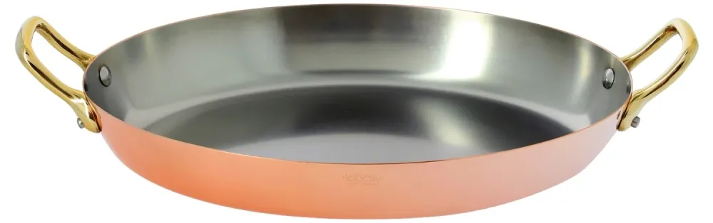 Padella INOCUIVRE rame-acciaio inox ovale L: 32cm