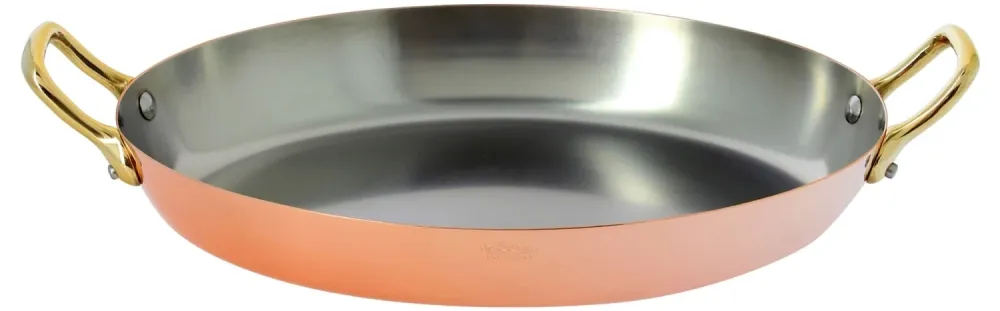 Padella INOCUIVRE rame-acciaio inox ovale L: 36cm