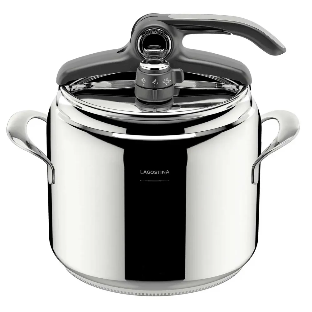 LAGOSTINA Pentola Pressione Diva Lagoeasy'Up 9L Acciaio Inox 18/10