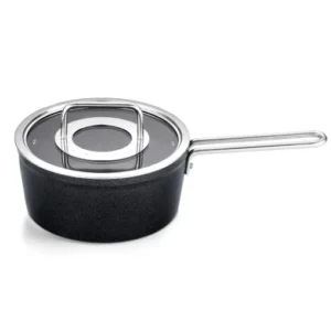 Ⓜ️🔵🔵🔵 Fissler Pentolino - Pentolino, Serie Adamant, Capacità 2 Litri, Diametro 18 cm, Nero (esterna/ interna), Manici acci...
