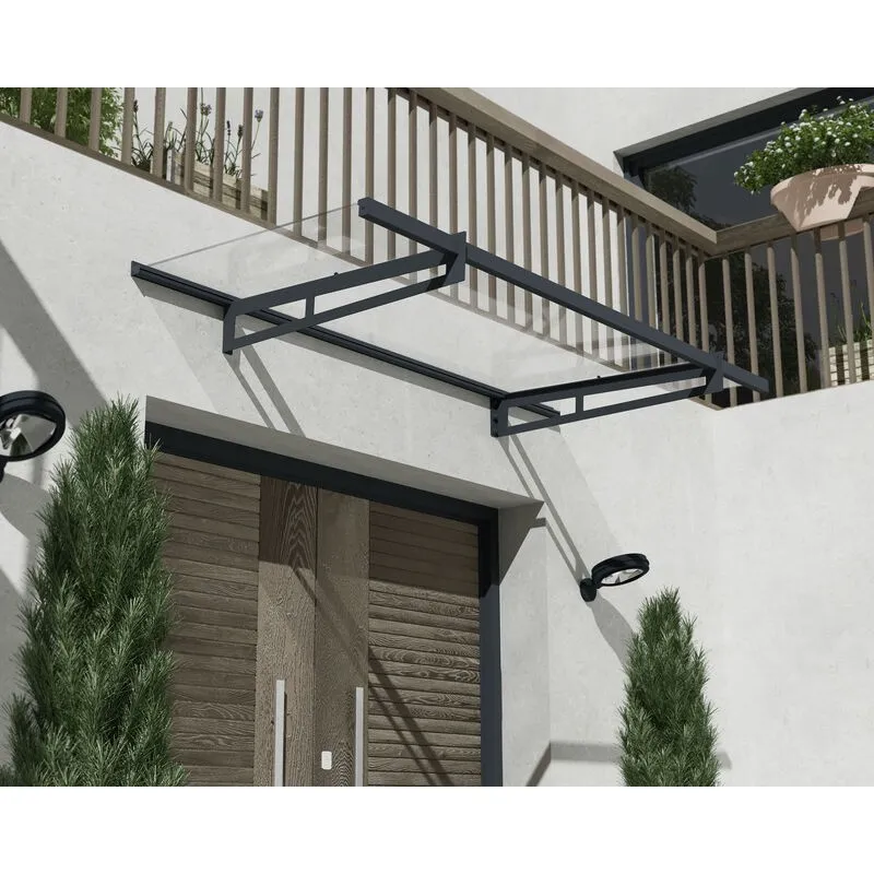 Pergola Legno Canopia Bremen Pensilina Da Esterno 205X93 cm Trasparente