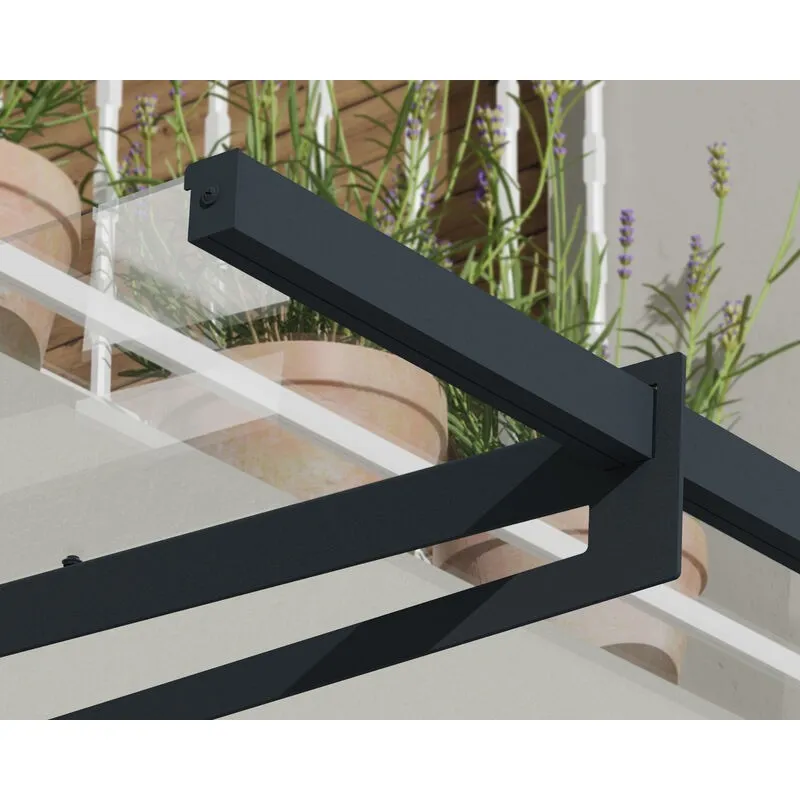 Pergola Legno Canopia Bremen Pensilina Da Esterno 205X93 cm Trasparente