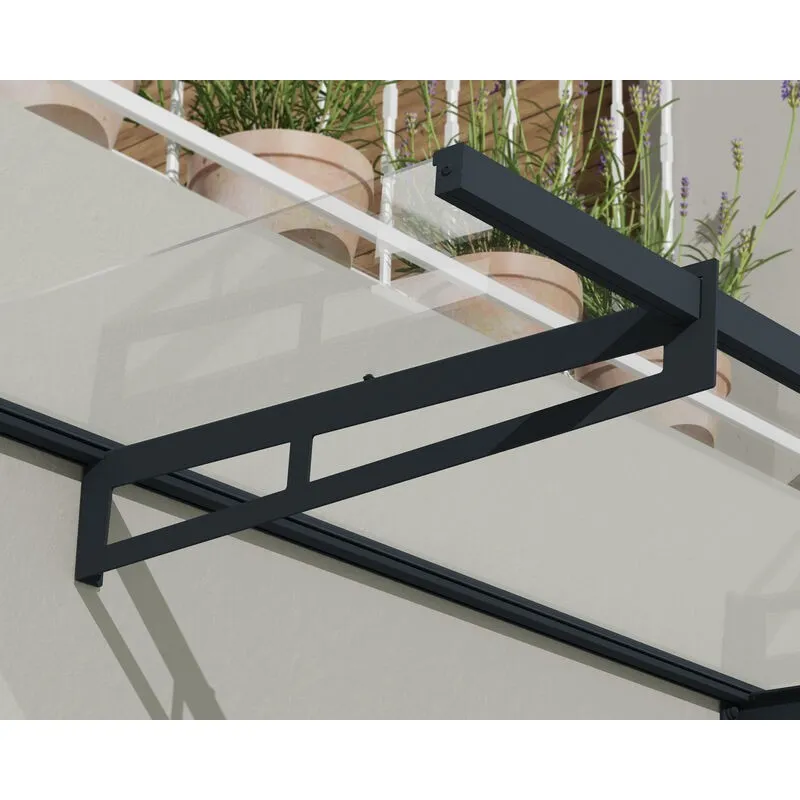 Pergola Legno Canopia Bremen Pensilina Da Esterno 205X93 cm Trasparente