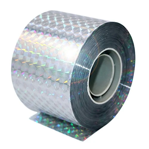 110m x 5 cm Nastro Repellente olografico Riflettente, per 110 m x 5
