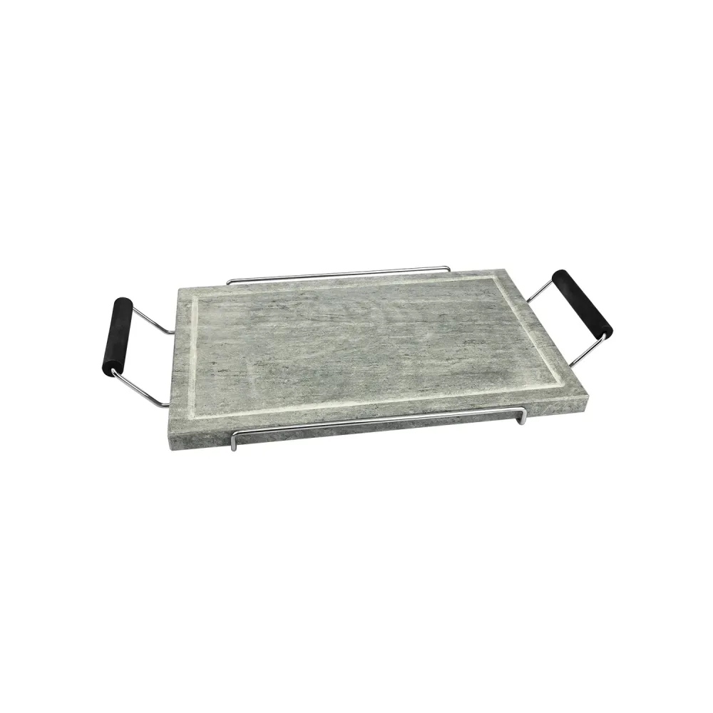 Pietra Ollare Rettangolare con Telaio 25x40cm