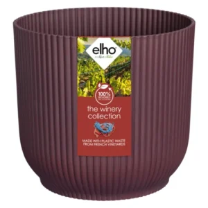 ELHO Vaso per piante Winery Collection ø 14 cm rosso bordeaux