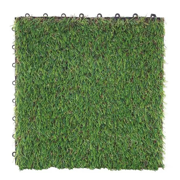Mendler piastrella erbosa HWC-E13 piastrella per prato tappeto erboso tappeto erboso artificiale balcone/terrazzo 11x cias...