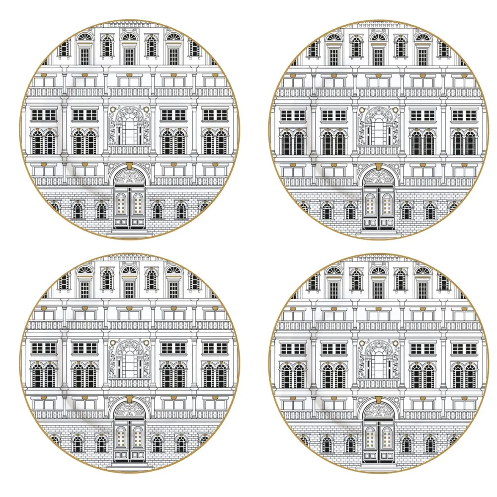 Set 4 Piatti da Dessert "Palazzo" Easy Life