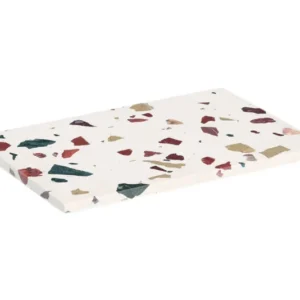 ZELLER piatto da portata e tagliere Terrazzo 30x20x1,4 cm