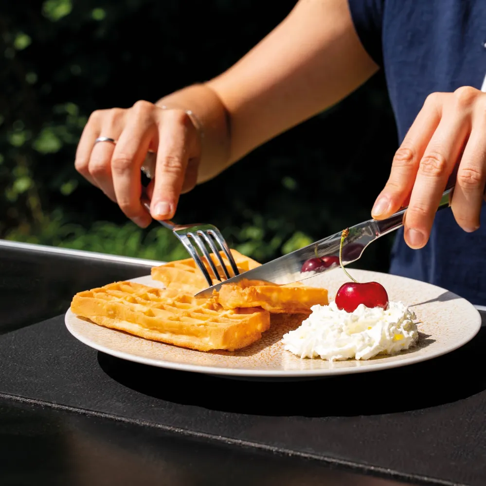Seconda scelta: piatto da colazione porcellana magnetica ALBICOCCA ⌀ 22 cm