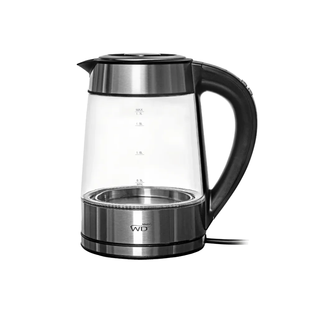 Bollitore elettrico vetro 1,7lt WD Lifestyle