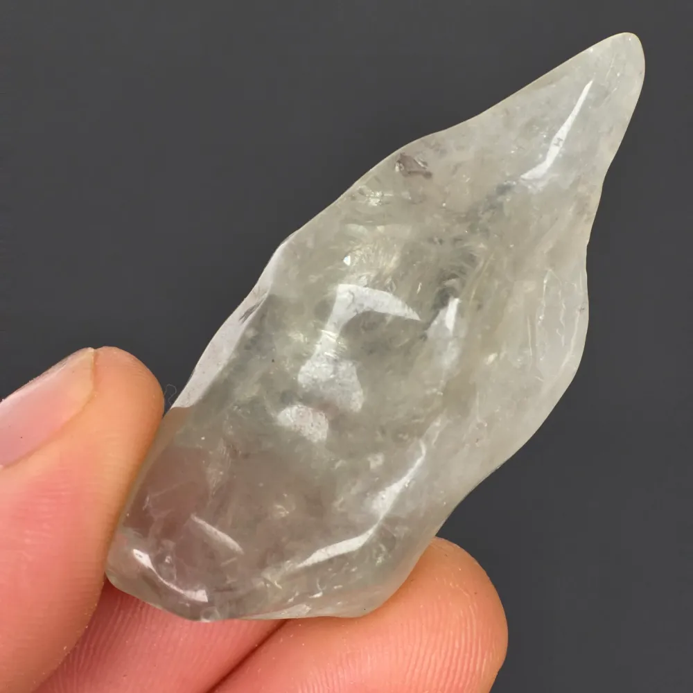 Ametista verde (prasiolite) levigata - pezzo unico | Modello 4
