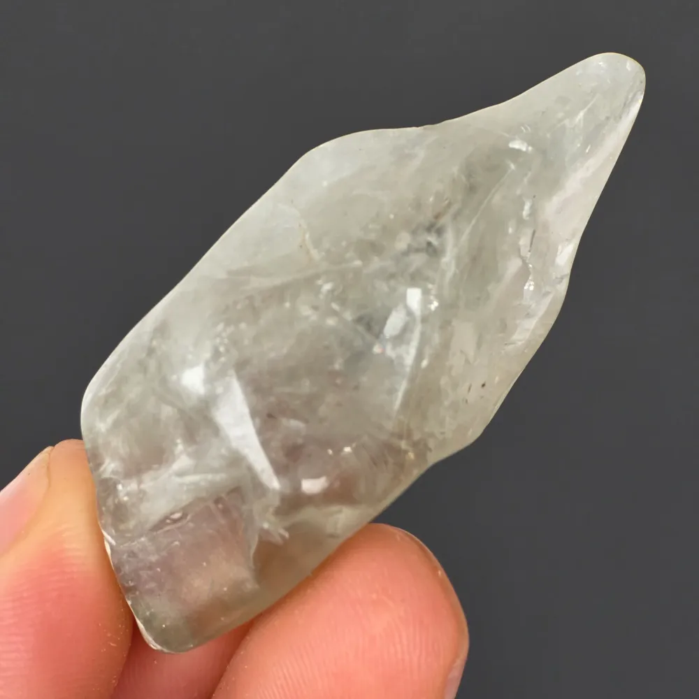 Ametista verde (prasiolite) levigata - pezzo unico | Modello 4