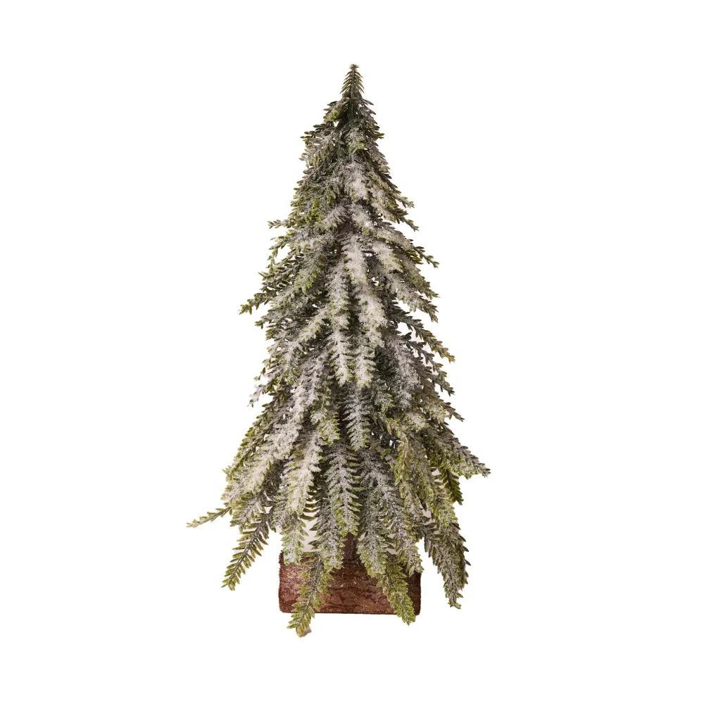 Pino artificiale glitterato 40 cm. "Stile Nordico"