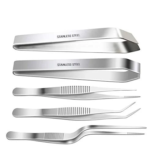 SelfTek 5 Pezzi Pinze Acciaio Inox da 3 Pollici 6.3 Pollici...