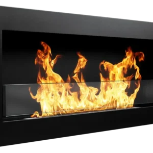 Certificato CE BIOCAMINO DA PARETE/INCASSO LIVORNO NERO L 90 x P 12 x H 40 CON VETRO