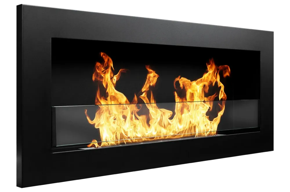 Certificato CE BIOCAMINO DA PARETE/INCASSO LIVORNO NERO L 90 x P 12 x H 40 CON VETRO