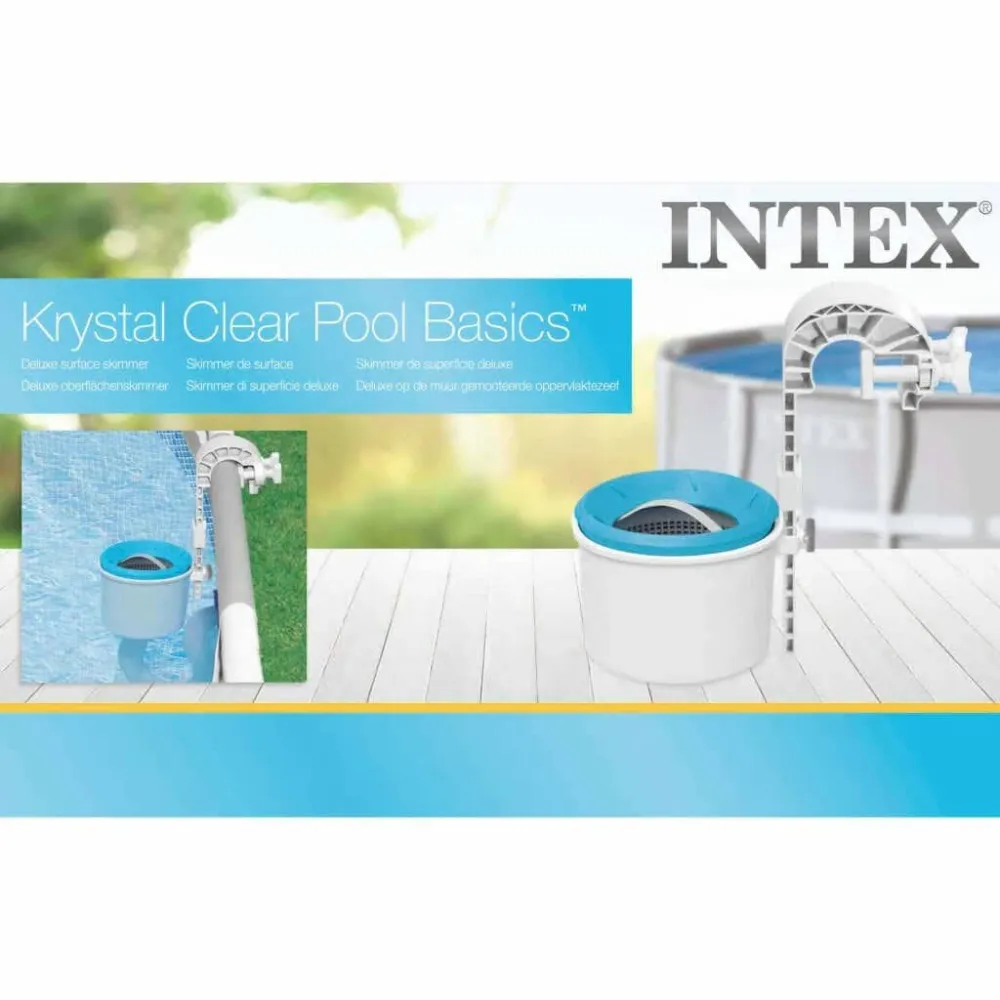 Intex Skimmer di Superficie per Montaggio Parete Raffinato per Estate Giardino