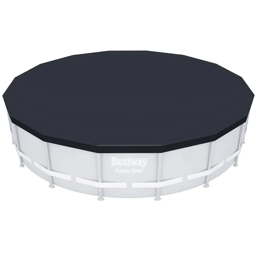 Bestway Copertura per Piscina Flowclear 488 cm con Scala di Accesso
