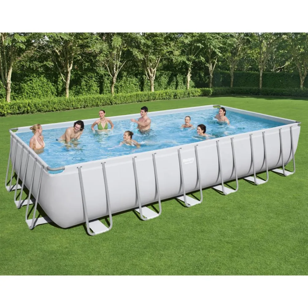Bestway Power Di acciaio Piscina Rettangolare 732x366x132 cm
