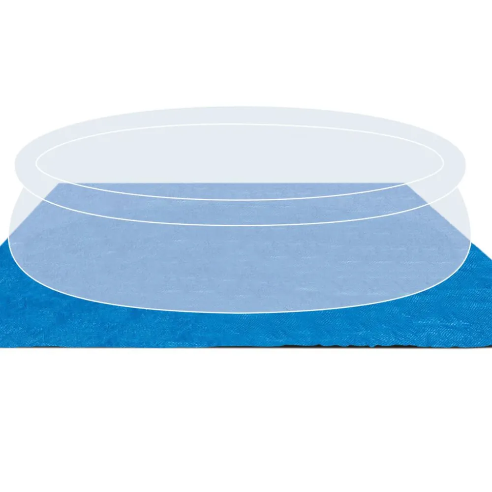 Intex Telo di Protezione per Piscina Quadrato 472x472 cm 28048 con Sistema di Sicurezza